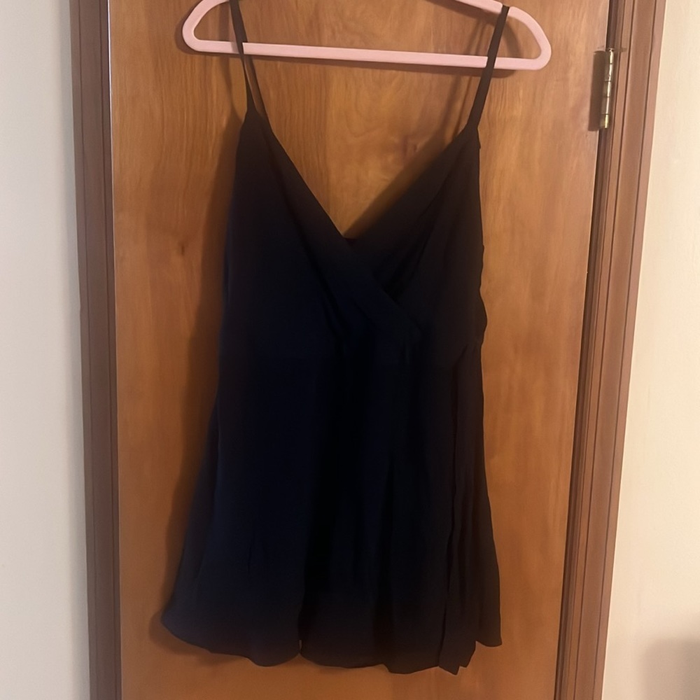 Black Sleeveless Romper